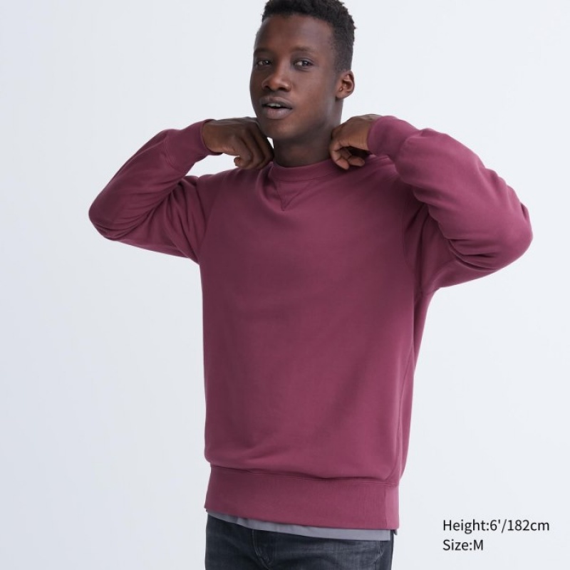 Purple Uniqlo Long Women Sweatshirts | 7859115