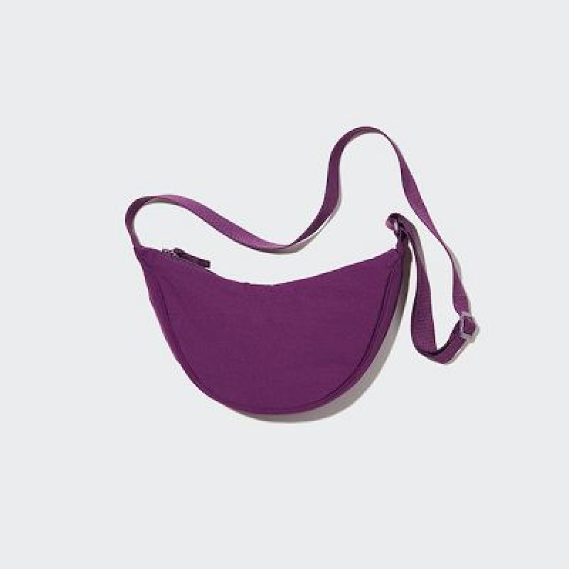 Purple Uniqlo Round Mini Women Crossbody Bags | 4249055