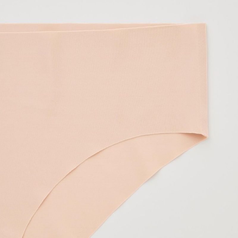 Red Uniqlo AIRism Ultra Seamless Regular Women Briefs | 3867837