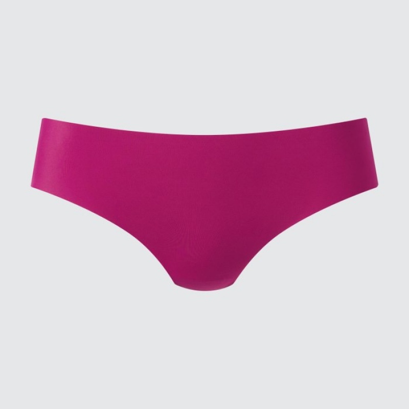Red Uniqlo AIRism Ultra Seamless Regular Women Briefs | 7468824