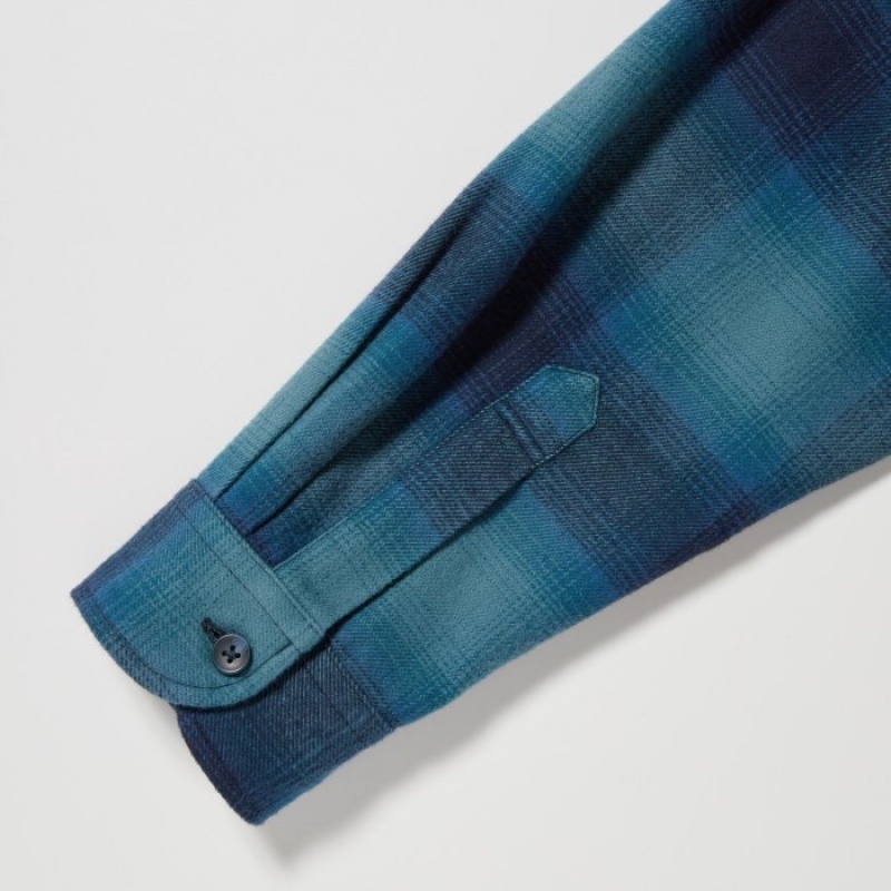 Red Uniqlo Flannel Checked Casual Women Shirts | 6173963