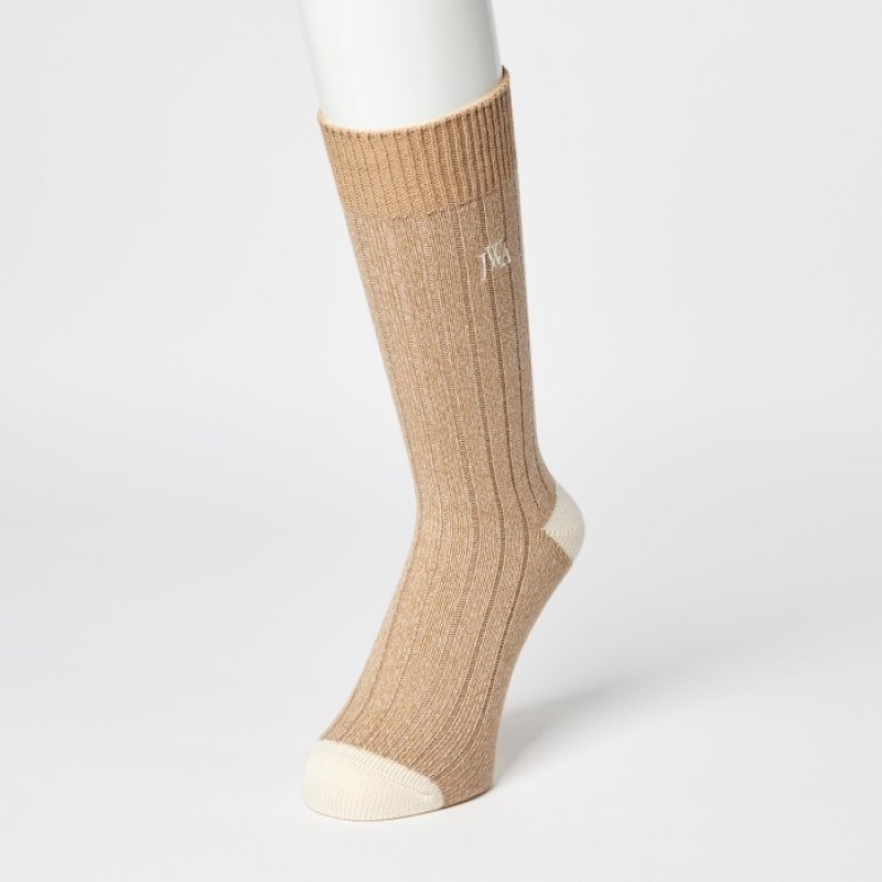 Red Uniqlo HEATTECH Anti-Odor Women Socks | 4673547