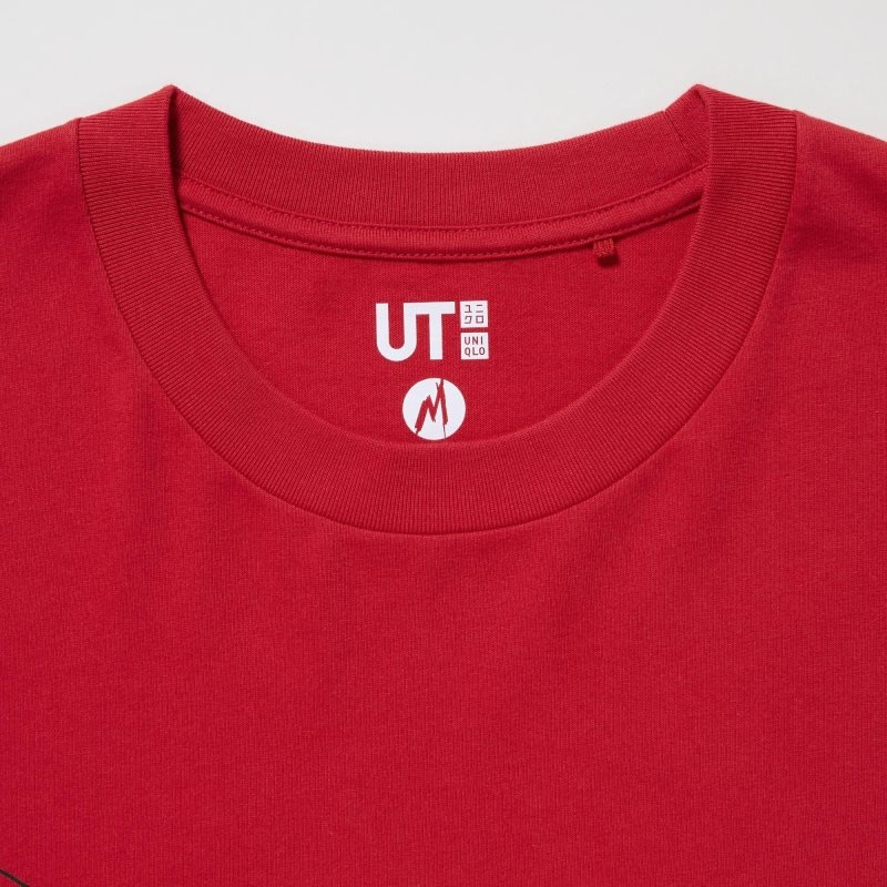 Red Uniqlo Marvel Art Collection By Mondo Ut Short Sleeve Graphic Men T Shirts | 2065050