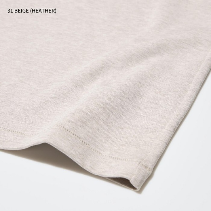 Red Uniqlo U Crew Neck Short-sleeve Women T Shirts | 6607420