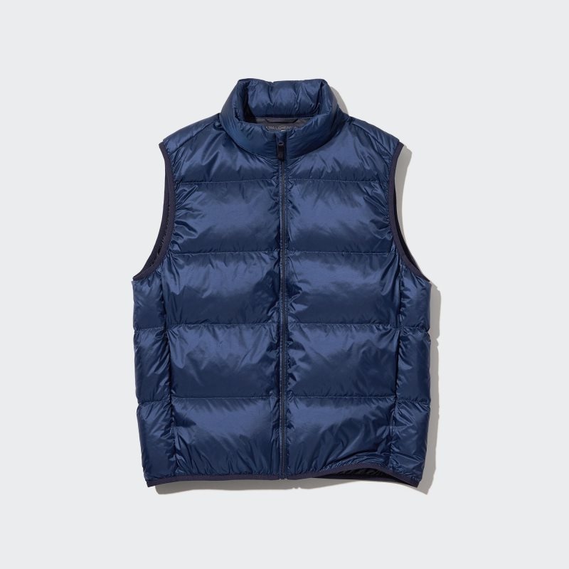 Red Uniqlo Ultra Light Down Men Vest | 8200270