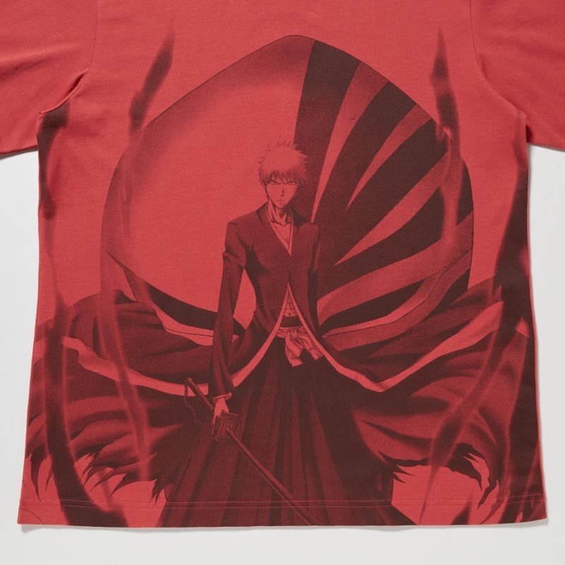 Red Uniqlo Ut Archive Ut Bleach Short-sleeve Graphic Men T Shirts | 4308588