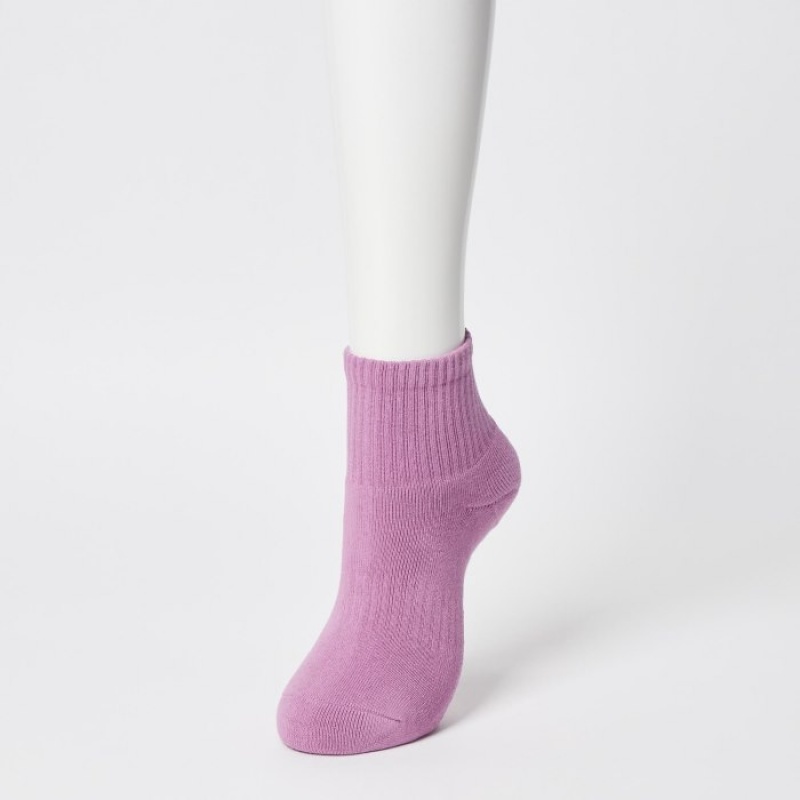 White Uniqlo 3 Pack Women Socks | 1240706