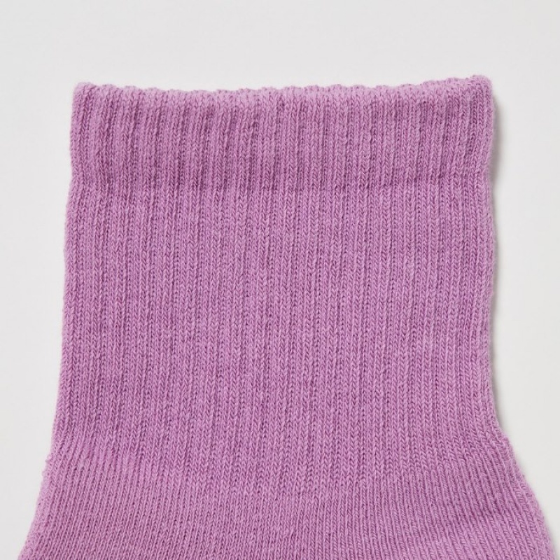 White Uniqlo 3 Pack Women Socks | 1240706