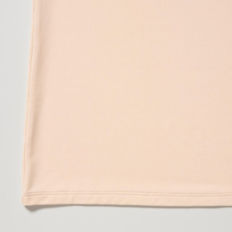 White Uniqlo AIRism Scoop Neck Short-Sleeve Women T Shirts | 3109142