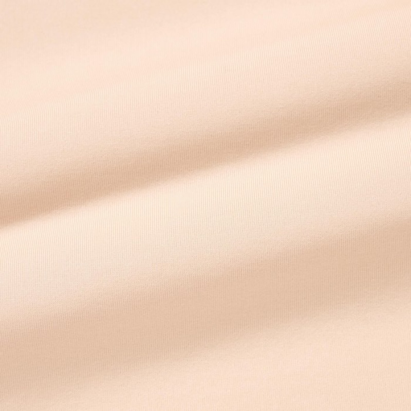 White Uniqlo AIRism Scoop Neck Short-Sleeve Women T Shirts | 3109142