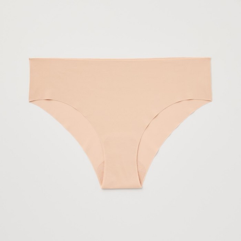 White Uniqlo AIRism Ultra Seamless Regular Women Briefs | 7028120