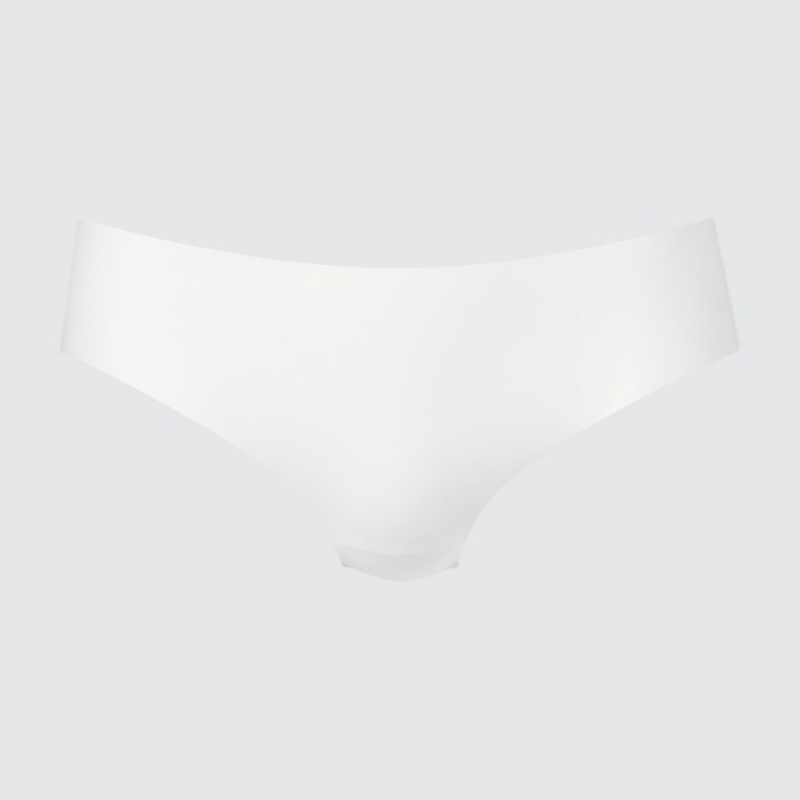 White Uniqlo AIRism Ultra Seamless Regular Women Briefs | 7028120