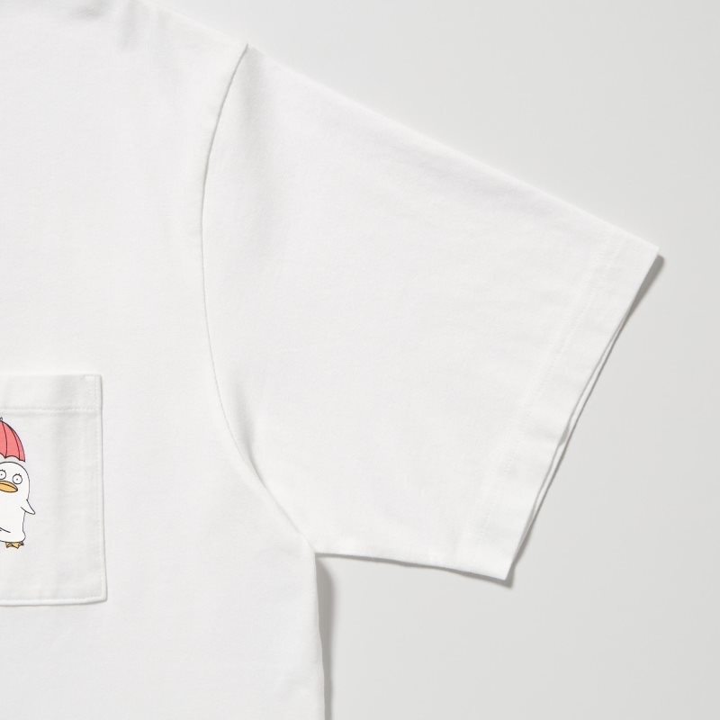 White Uniqlo Anime Gintama Ut Short-sleeve Graphic Men T Shirts | 9647793