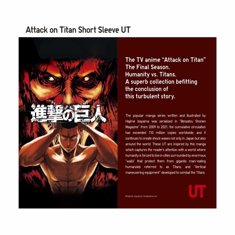 White Uniqlo Attack On Titan Ut Short-sleeve Graphic The Captain Levi Men T Shirts | 198167
