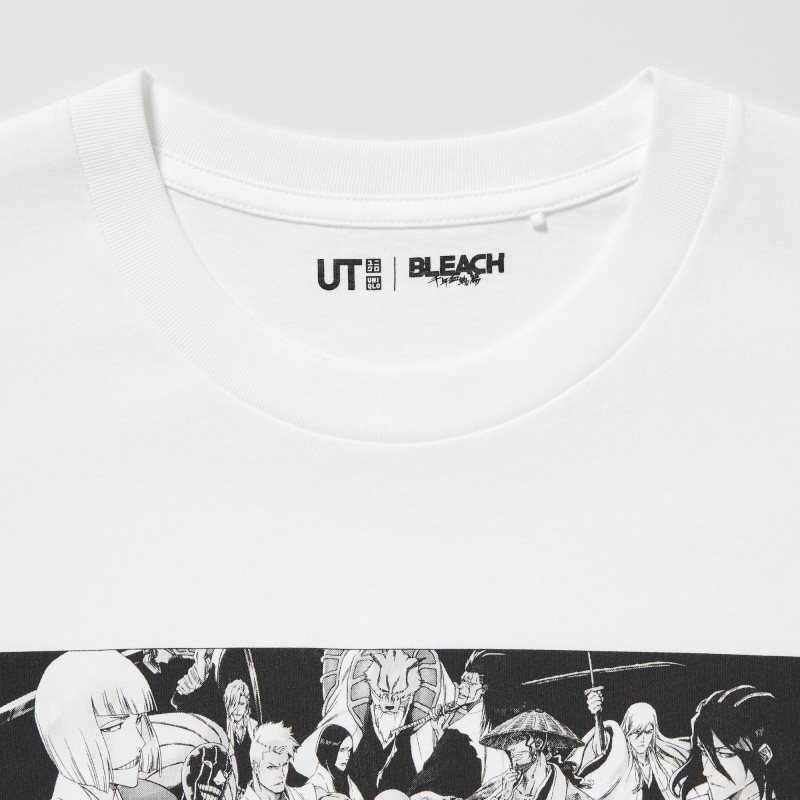 White Uniqlo Bleach: Thousand-year Blood War Ut Short-sleeve Graphic Men T Shirts | 6528928