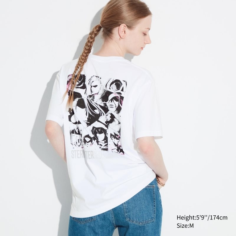 White Uniqlo Bleach: Thousand-year Blood War Ut Short-sleeve Graphic Men T Shirts | 9083187