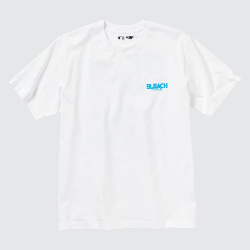 White Uniqlo Bleach: Thousand-year Blood War Ut Short-sleeve Graphic Men T Shirts | 9083187