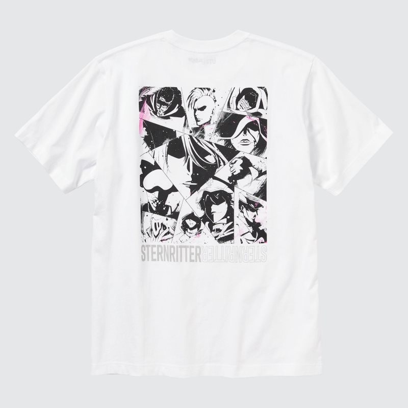 White Uniqlo Bleach: Thousand-year Blood War Ut Short-sleeve Graphic Men T Shirts | 9083187