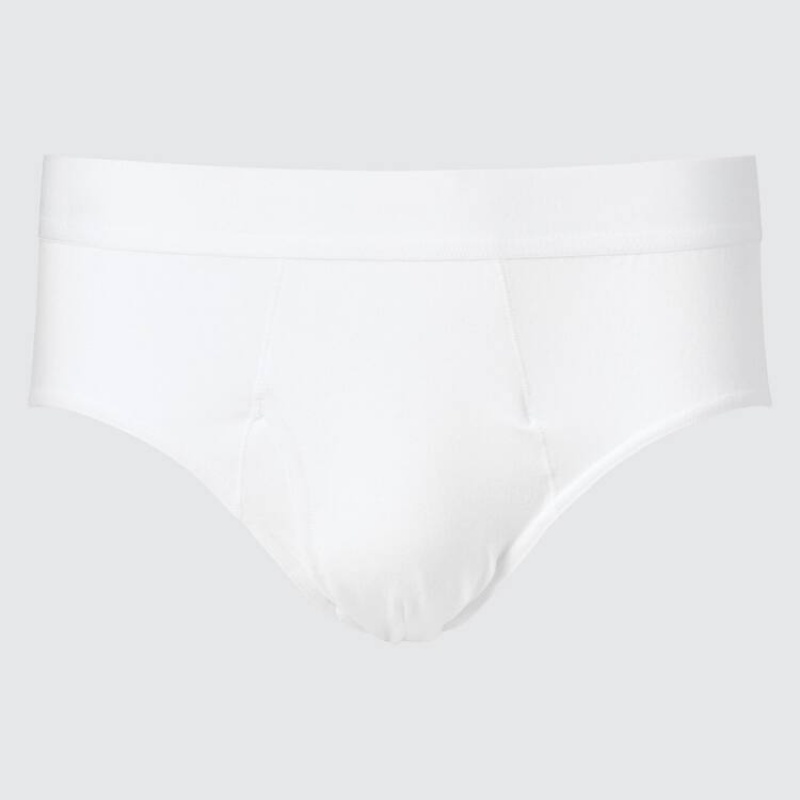 White Uniqlo Briefs Men Underwear | 1291