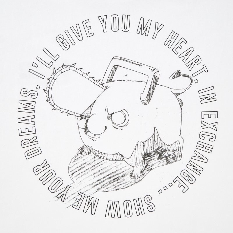 White Uniqlo Chainsaw Man × Kosuke Kawamura Short Sleeve Ut Oversized Men T Shirts | 8952810