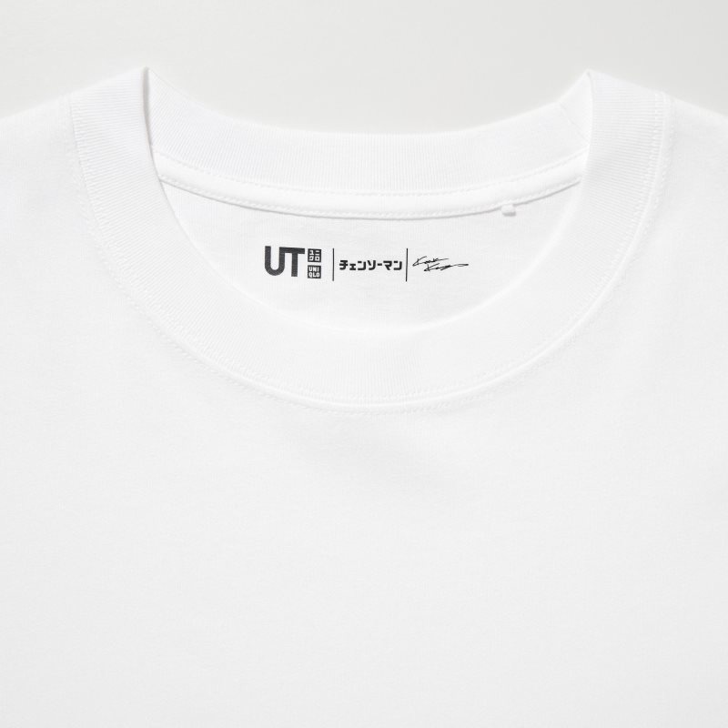 White Uniqlo Chainsaw Man × Kosuke Kawamura Ut Long-sleeve Graphic Men T Shirts | 6649713