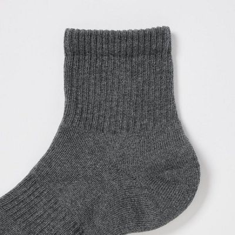 White Uniqlo Crew Pile Lined (3 Pairs) Women Socks | 7418724