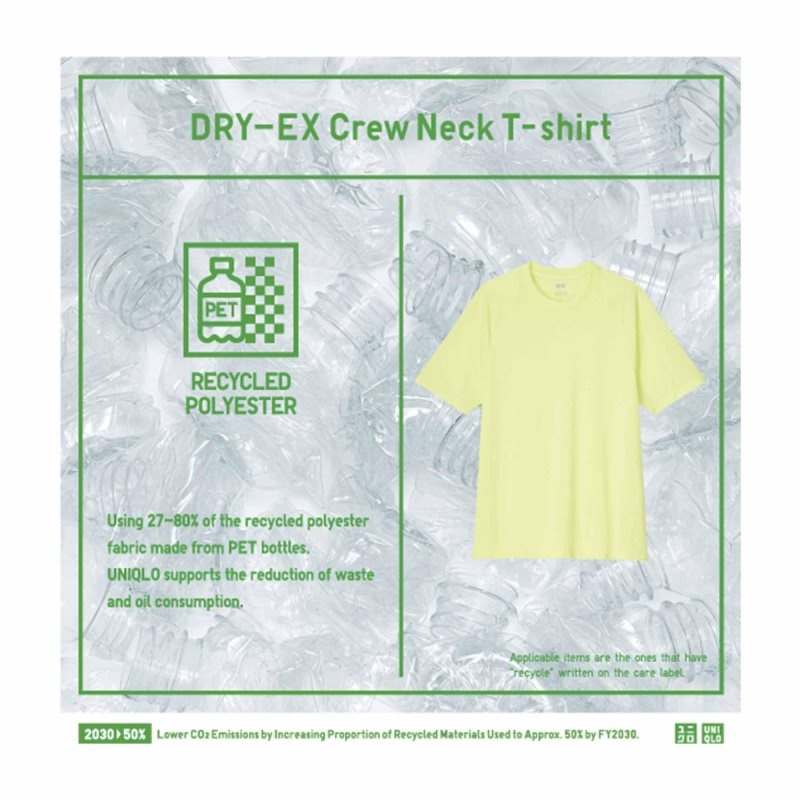 White Uniqlo DRY-EX Crew Neck Short-Sleeve Printed Men T Shirts | 4645557