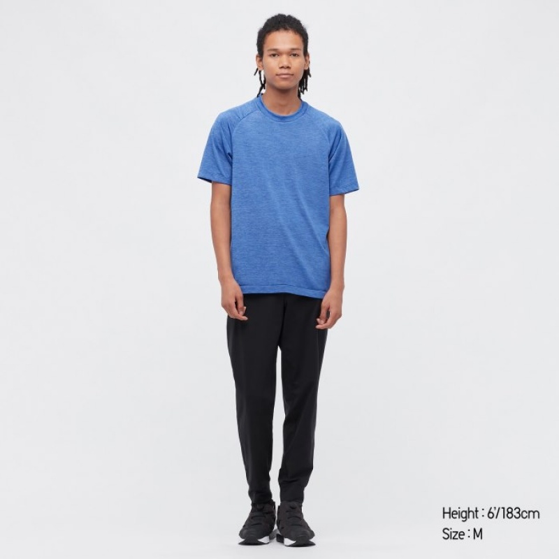 White Uniqlo DRY-EX Crew Neck Short-Sleeve Printed Women T Shirts | 7103860