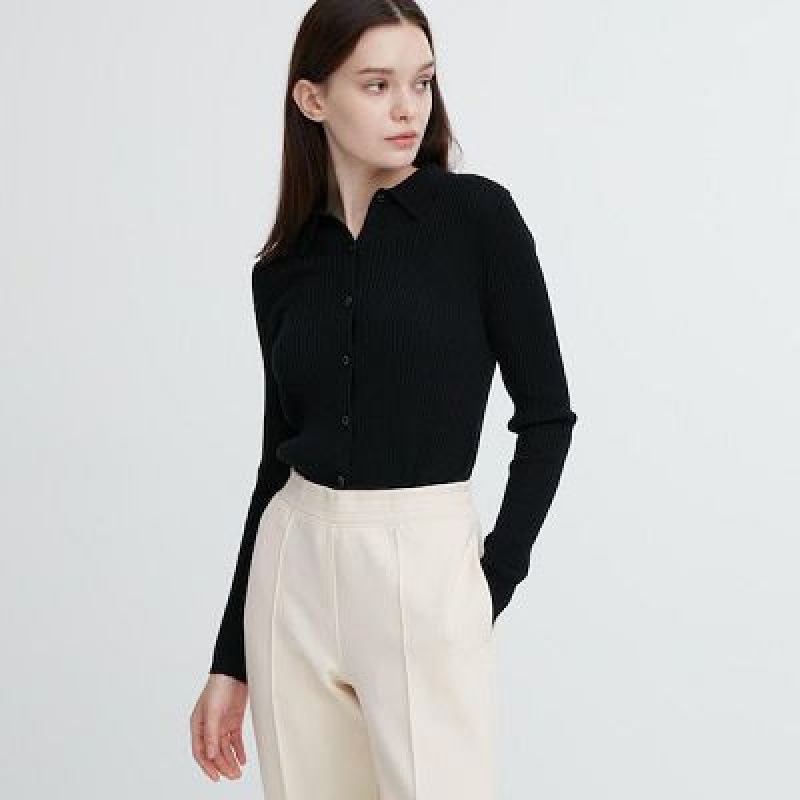 White Uniqlo Dry Sweat Track Women Pants | 886396