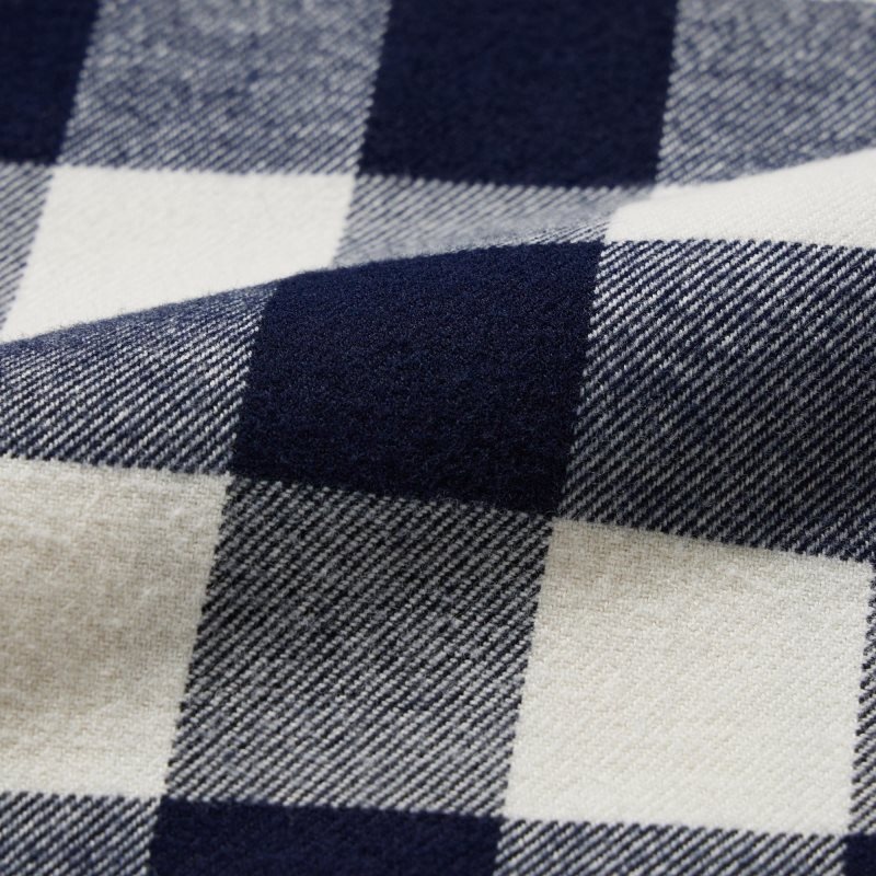 White Uniqlo Flannel Checked Long-sleeve Men Shirts | 9348687
