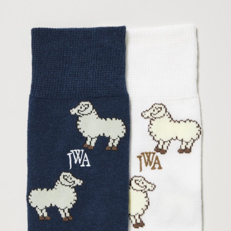 White Uniqlo HEATTECH Anti-Odor Women Socks | 6282289