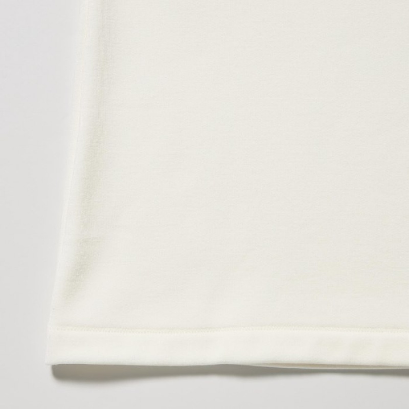 White Uniqlo HEATTECH Ultra Warm High Neck Women T Shirts | 445262