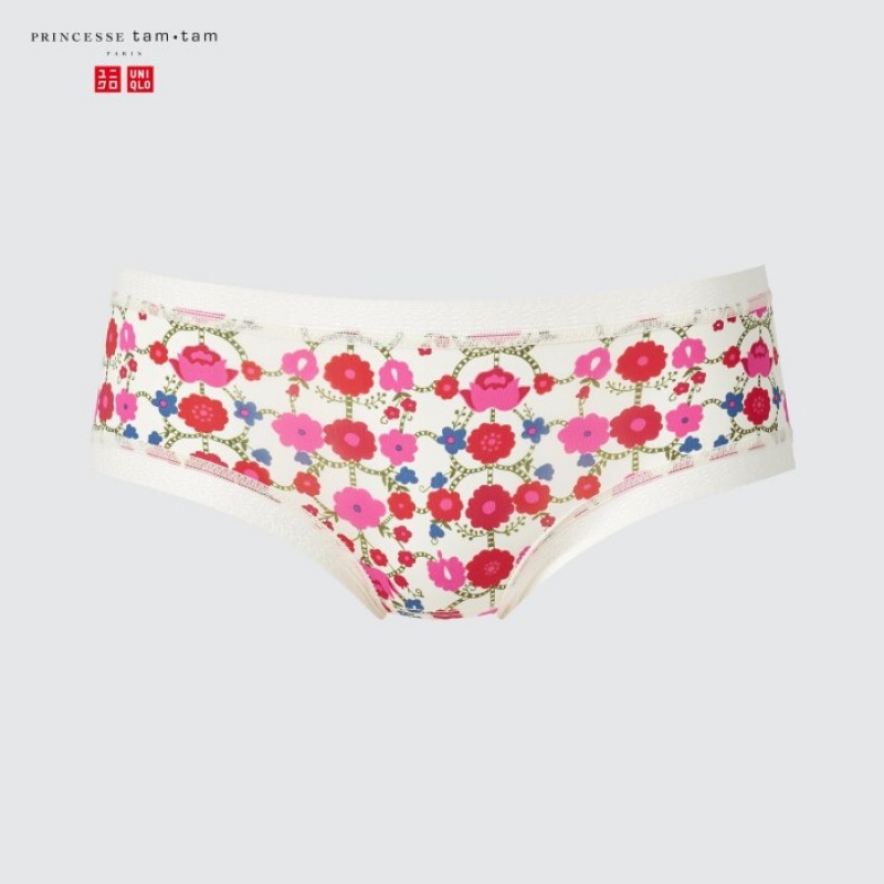 White Uniqlo Hiphugger Women Briefs | 4619981