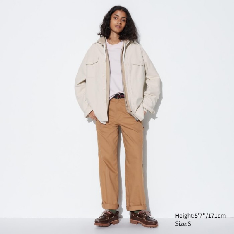 White Uniqlo Jersey Women Shirts | 9705851