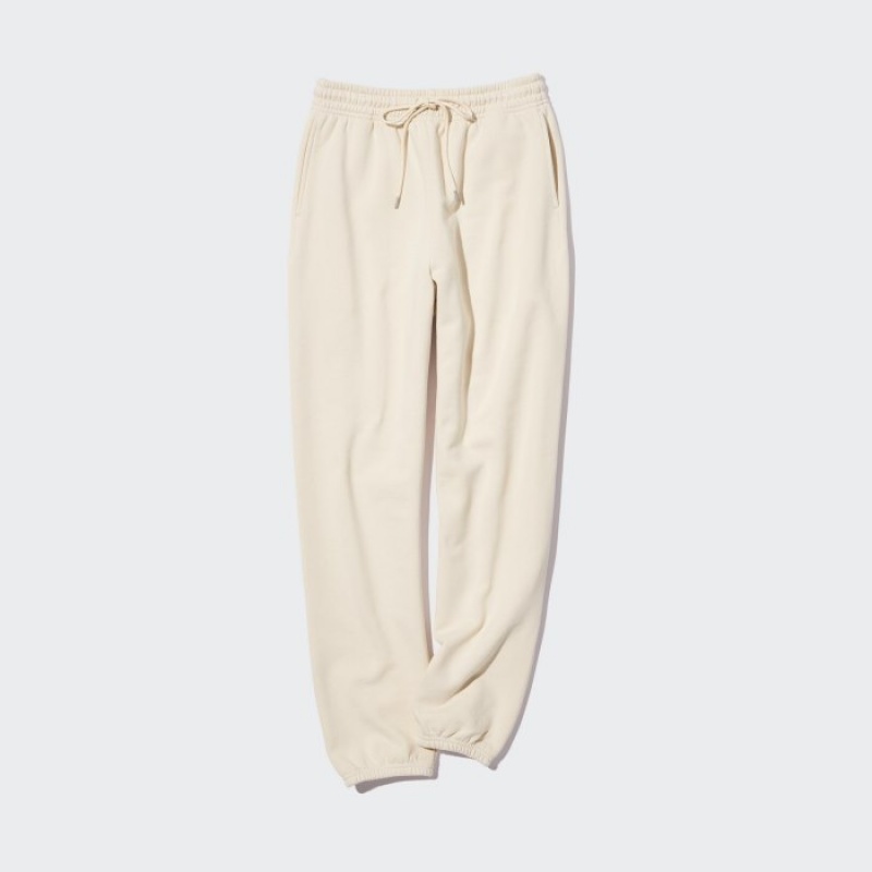 White Uniqlo Jogger Women Pants | 9736835