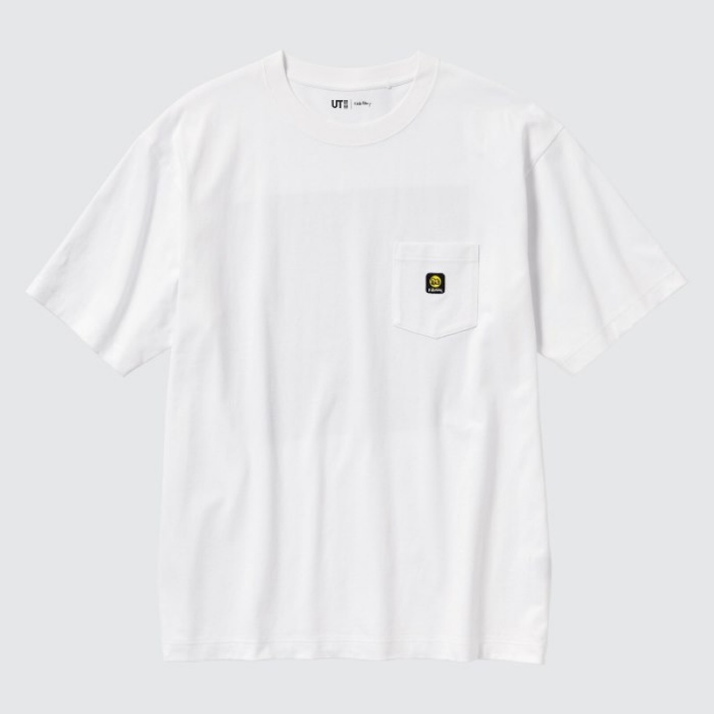 White Uniqlo Keith Haring UT Short Sleeve Women T Shirts | 4697869