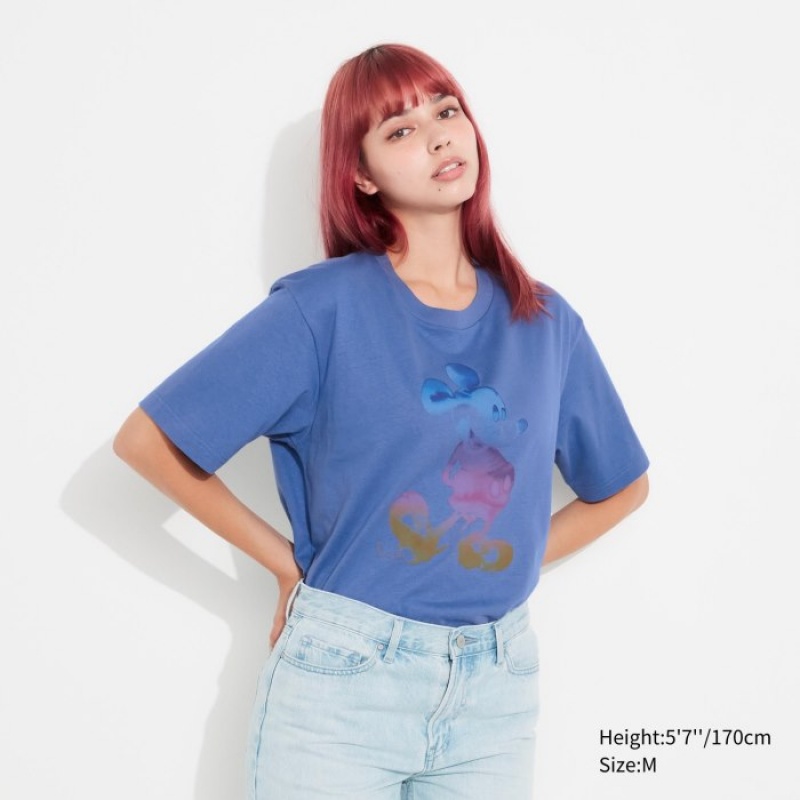 White Uniqlo MAGIC FOR ALL FOREVER UT Short-Sleeve Women T Shirts | 6669324