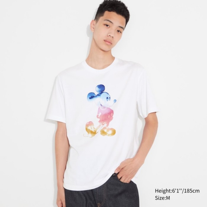 White Uniqlo MAGIC FOR ALL FOREVER UT Short-Sleeve Women T Shirts | 6669324