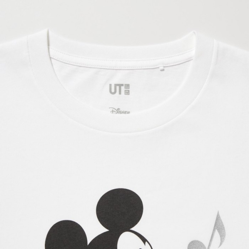 White Uniqlo MAGIC FOR ALL FOREVER UT Short-Sleeve Women T Shirts | 8083286