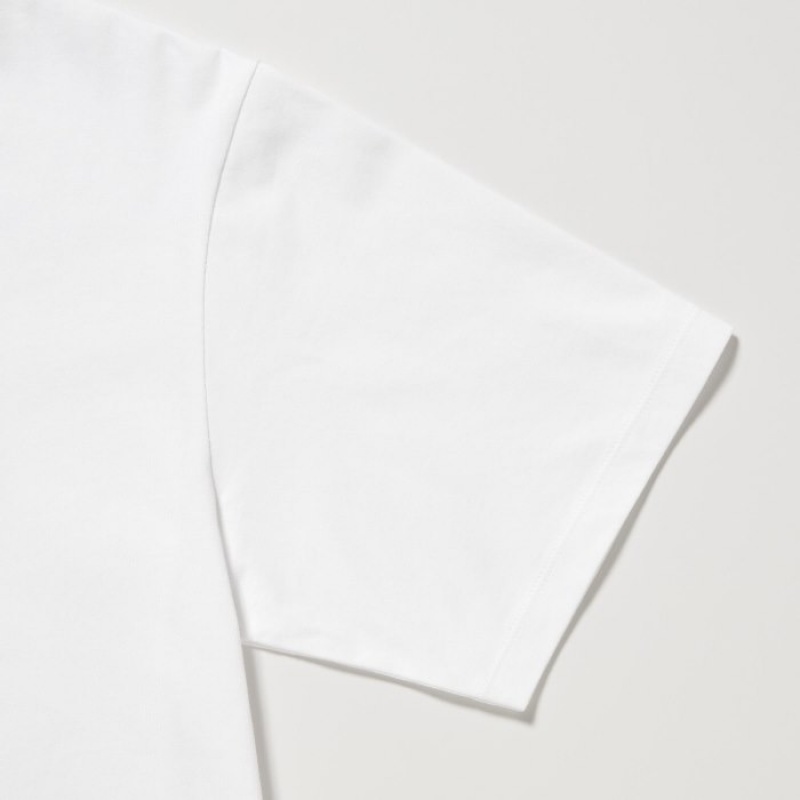 White Uniqlo MAGIC FOR ALL FOREVER UT Short-Sleeve Women T Shirts | 8083286