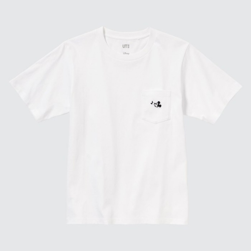 White Uniqlo MAGIC FOR ALL FOREVER UT Short-Sleeve Women T Shirts | 7528792