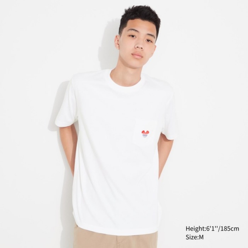 White Uniqlo MAGIC FOR ALL FOREVER UT Short-Sleeve Women T Shirts | 748233