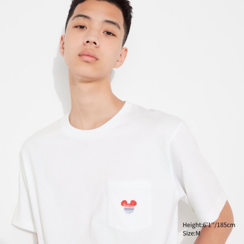 White Uniqlo MAGIC FOR ALL FOREVER UT Short-Sleeve Women T Shirts | 748233