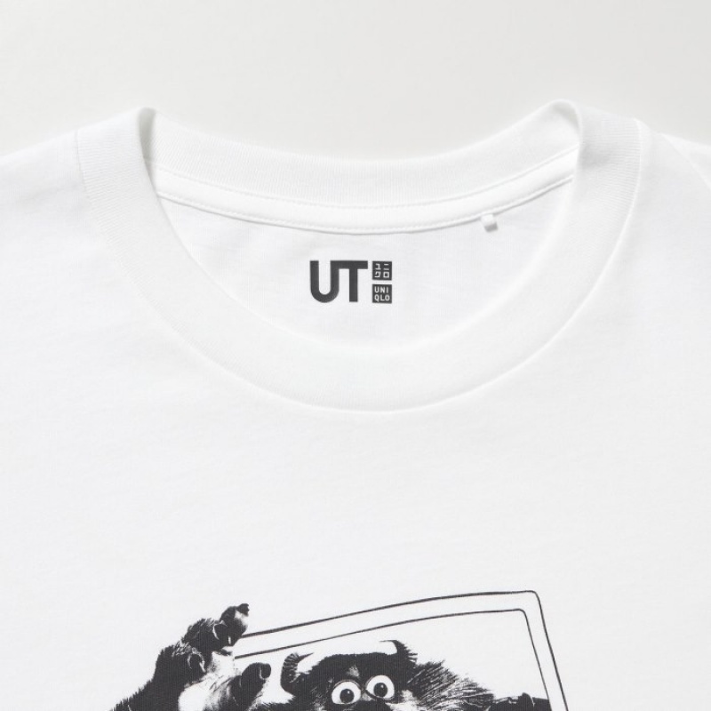 White Uniqlo MAGIC FOR ALL FOREVER UT Short-Sleeve Women T Shirts | 3297593