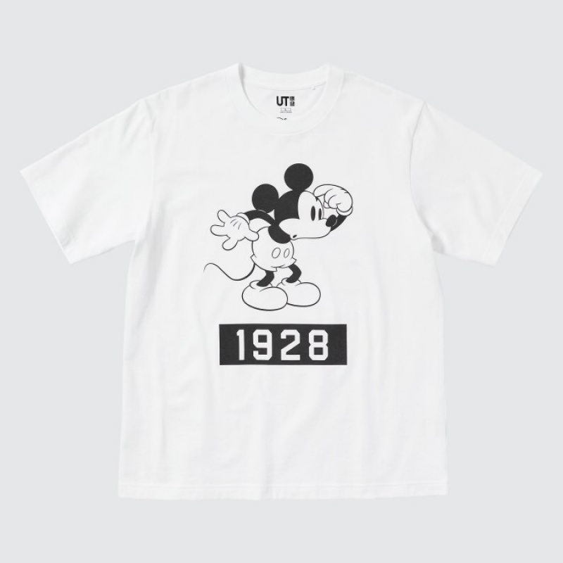 White Uniqlo Magic For All Timeless Favorites UT Short-Sleeve Women T Shirts | 5357988