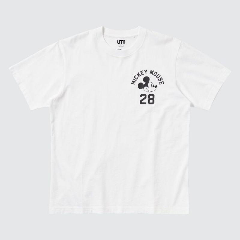 White Uniqlo Magic For All Timeless Favorites UT Short-Sleeve Women T Shirts | 9157716
