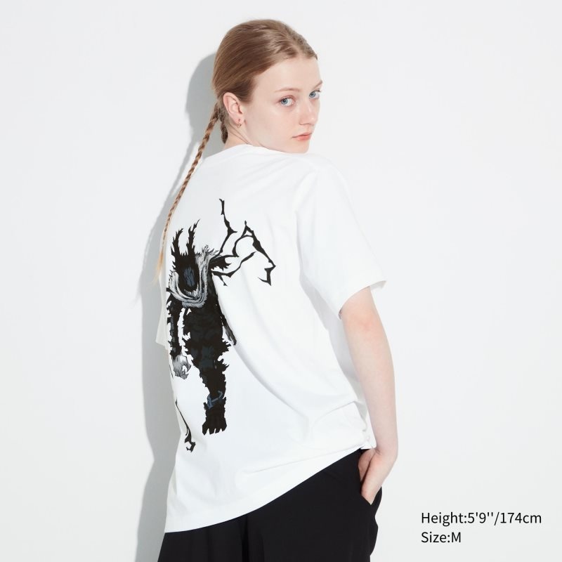 White Uniqlo My Hero Academia Ut Short-sleeve Graphic Men T Shirts | 549225