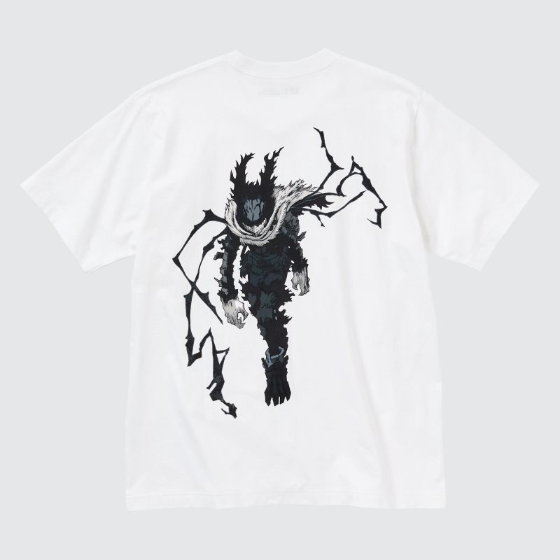 White Uniqlo My Hero Academia Ut Short-sleeve Graphic Men T Shirts | 549225