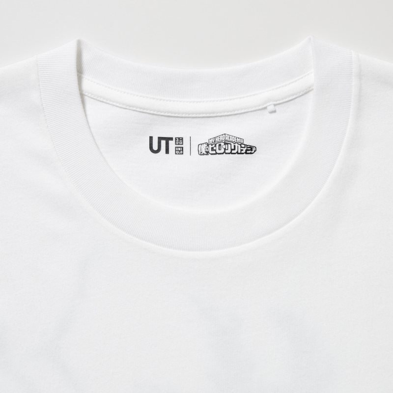 White Uniqlo My Hero Academia Ut Short-sleeve Graphic Men T Shirts | 549225