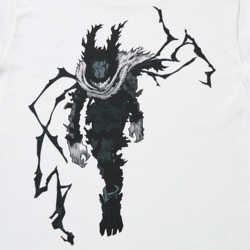 White Uniqlo My Hero Academia Ut Short-sleeve Graphic Men T Shirts | 549225